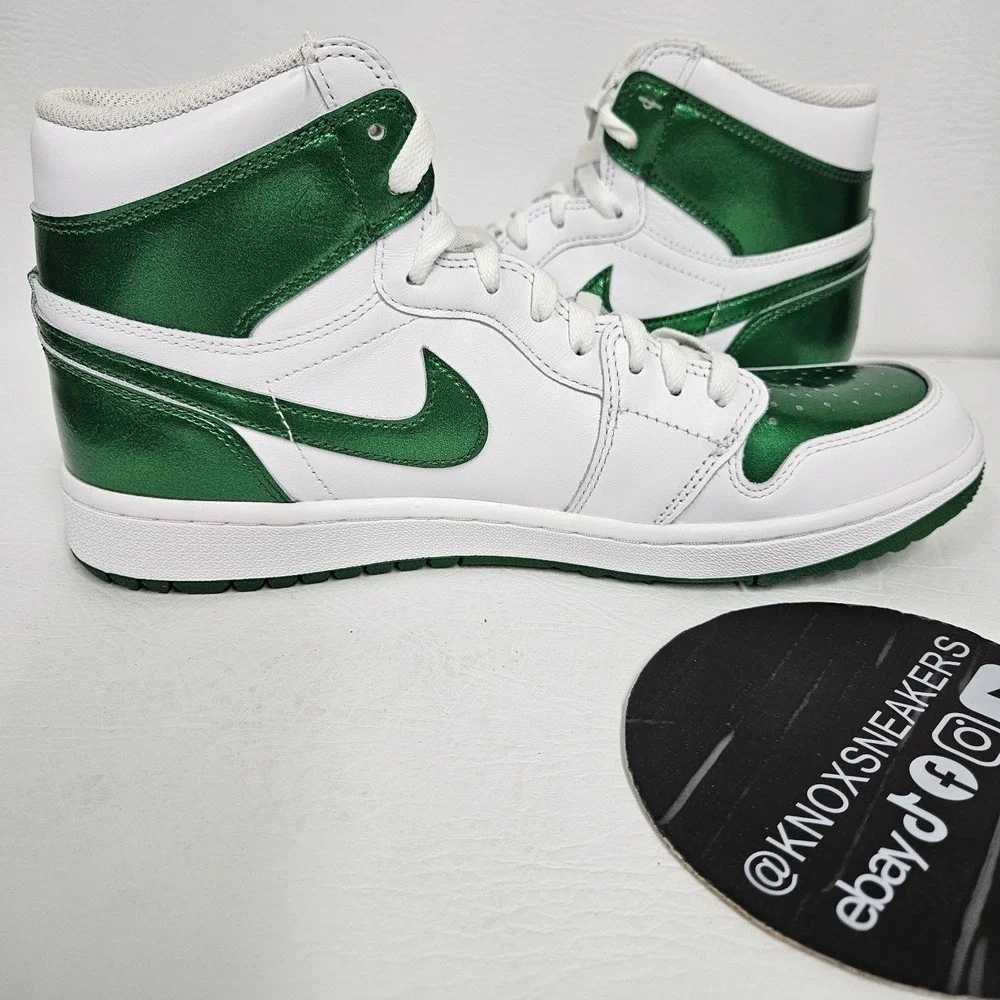 Nike Air Jordan 1 High Golf Pine Green White DQ0660-130 Men's Size 10